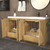 MT 60" Fluted Freestanding Bathroom Vanity with Reinforced Acrylic Reinforced Right Sink