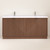 MT 72" Fluted Freestanding Bathroom Vanity with Reinforced Acrylic DOUBLE Sink