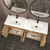 MT 72" Fluted Freestanding Bathroom Vanity with Reinforced Acrylic DOUBLE Sink