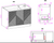 MT 84" Fluted Freestanding Bathroom Vanity with Reinforced Acrylic DOUBLE Sink