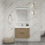 Celine 30'' Wall-Mounted Bathroom Vanity with Reinforced Acrylic Sink