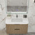 Celine 36'' Wall-Mounted Bathroom Vanity with Reinforced Acrylic Sink