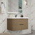 Celine 36'' Wall-Mounted Bathroom Vanity with Reinforced Acrylic Sink