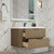 Celine 36'' Wall-Mounted Bathroom Vanity with Reinforced Acrylic Sink