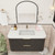 Celine 42'' Wall-Mounted Bathroom Vanity with Reinforced Acrylic Sink