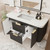 Celine 48'' Wall-Mounted Bathroom Vanity with Reinforced Acrylic Sink