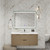 Celine 48'' Wall-Mounted Bathroom Vanity with Reinforced Acrylic Sink