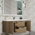 Celine 48'' Wall-Mounted Bathroom Vanity with Reinforced Acrylic Sink