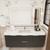 Celine 60'' Single Sink Wall-Mounted Bathroom Vanity with Reinforced Acrylic Sink