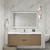 Celine 60'' Single Sink Wall-Mounted Bathroom Vanity with Reinforced Acrylic Sink