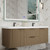 Celine 60'' Double Sink Wall-Mounted Bathroom Vanity with Reinforced Acrylic Sink