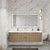 Celine 72'' Double Sink Wall-Mounted Bathroom Vanity with Reinforced Acrylic Sink