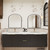 Celine 72'' Double Sink Wall-Mounted Bathroom Vanity with Reinforced Acrylic Sink