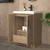 Bella 24" Geometric Freestanding Bathroom Vanity with Reinforced Acrylic Sink