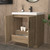 Bella 30" Geometric Freestanding Bathroom Vanity with Reinforced Acrylic Sink