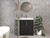 Bella 30" Geometric Freestanding Bathroom Vanity with Reinforced Acrylic Sink