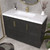 Bella 48" Geometric Freestanding Bathroom Vanity with Reinforced Acrylic Sink