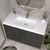 Bella 48" Geometric Freestanding Bathroom Vanity with Reinforced Acrylic Sink