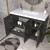 Bella 48" Geometric Freestanding Bathroom Vanity with Reinforced Acrylic Sink