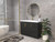 Bella 48" Geometric Freestanding Bathroom Vanity with Reinforced Acrylic Sink