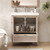 NCS 30" Louvered Freestanding Bathroom Vanity with Acrylic Sink