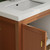 NCS 30" Louvered Freestanding Bathroom Vanity with Acrylic Sink