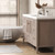 NCS 60" Louvered Freestanding Bathroom Vanity with Single Acrylic Sink
