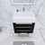 BT001 24" Modern Wall-Mounted Floating Bathroom Vanity with Reinforced Acrylic Sink Top