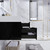 BT001 24" Modern Wall-Mounted Floating Bathroom Vanity with Reinforced Acrylic Sink Top