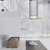 BT001 24" Modern Wall-Mounted Floating Bathroom Vanity with Reinforced Acrylic Sink Top
