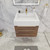 BT001 24" Modern Wall-Mounted Floating Bathroom Vanity with Reinforced Acrylic Sink Top