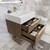 BT001 24" Modern Wall-Mounted Floating Bathroom Vanity with Reinforced Acrylic Sink Top