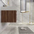 BT001 24" Modern Wall-Mounted Floating Bathroom Vanity with Reinforced Acrylic Sink Top