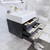 BT001 30" Modern Wall-Mounted Floating Bathroom Vanity with Reinforced Acrylic Sink Top