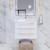 BT001 30" Modern Wall-Mounted Floating Bathroom Vanity with Reinforced Acrylic Sink Top