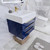 BT001 30" Modern Wall-Mounted Floating Bathroom Vanity with Reinforced Acrylic Sink Top