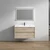 SLIM 42" Wall Mounted Modern Bathroom Vanity