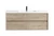 SLIM 60" Single Sink Wall Mounted Modern Bathroom Vanity