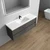 SLIM 60" Single Sink Wall Mounted Modern Bathroom Vanity