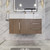 BT001 36" Modern Wall-Mounted Floating Bathroom Vanity with Right Drawers and Reinforced Acrylic Sink Top