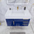 BT001 36" Modern Wall-Mounted Floating Bathroom Vanity with Right Drawers and Reinforced Acrylic Sink Top