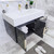 BT001 36" Modern Wall-Mounted Floating Bathroom Vanity with Right Drawers and Reinforced Acrylic Sink Top