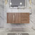 BT001 36" Modern Wall-Mounted Floating Bathroom Vanity with Right Drawers and Reinforced Acrylic Sink Top