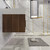 BT001 36" Modern Wall-Mounted Floating Bathroom Vanity with Right Drawers and Reinforced Acrylic Sink Top