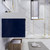 BT001 36" Modern Wall-Mounted Floating Bathroom Vanity with Left Drawers and Reinforced Acrylic Sink Top