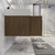 BT001 42" Modern Wall-Mounted Floating Bathroom Vanity with Right Drawers and Reinforced Acrylic Sink Top