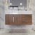 BT001 42" Modern Wall-Mounted Floating Bathroom Vanity with Right Drawers and Reinforced Acrylic Sink Top