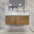 BT001 42" Modern Wall-Mounted Floating Bathroom Vanity with Right Drawers and Reinforced Acrylic Sink Top