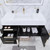 BT001 42" Modern Wall-Mounted Floating Bathroom Vanity with Left Drawers and Reinforced Acrylic Sink Top