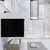 BT001 42" Modern Wall-Mounted Floating Bathroom Vanity with Left Drawers and Reinforced Acrylic Sink Top